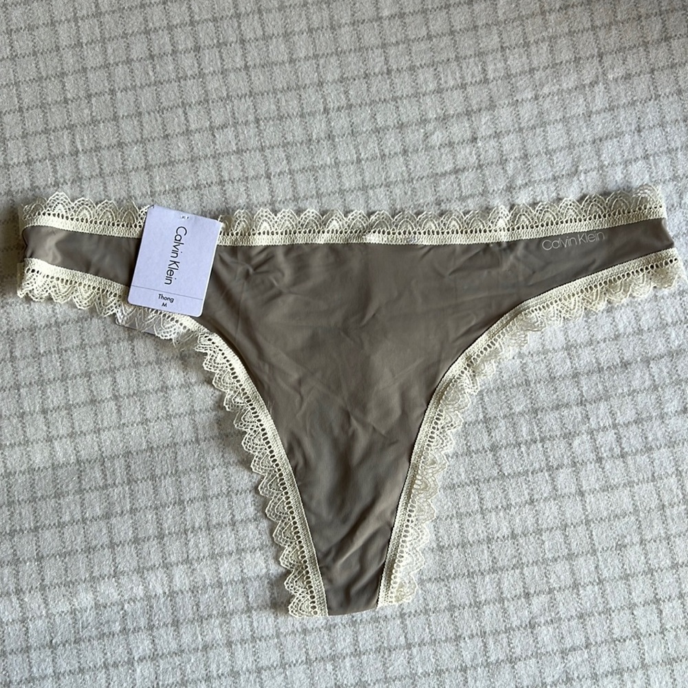 Calvin Klein Thong Panties Size M